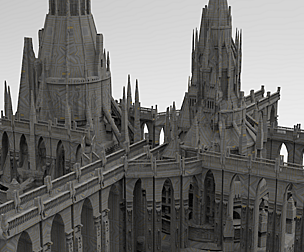 Magician Queens palace with bridges