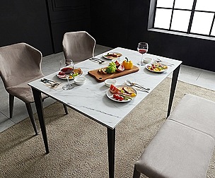 Fancy 12T Tong Ceramic Nordic Dining Table