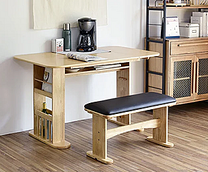 Via Expandable Storage Table Set
