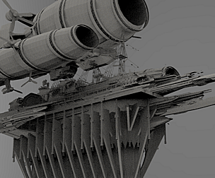 Cathedral Airship 2 3D model
