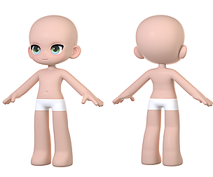 Colin : Chibi basemesh
