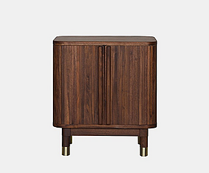 daisy walnut side table