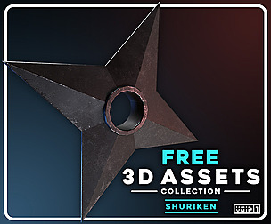 Shuriken 3D Model - Free 3D Assets Collection