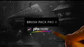 Brush pack Pro II for Procreate 5 Ipad cover