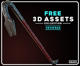 Crowbar 3D Model - Free 3D Assets Collection