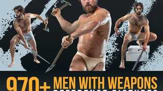 970+ Men With Weapons Reference Pictures cover