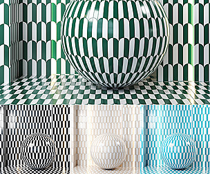 (4k)(4color)Altos scallop pattern-(Seamless,pbr)