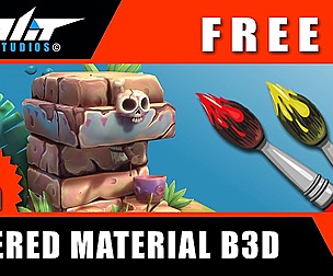 Free material to paint layers in blender 3.0