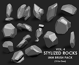 Stylized Rock IMM Brushes 15 in one Vol. 4
