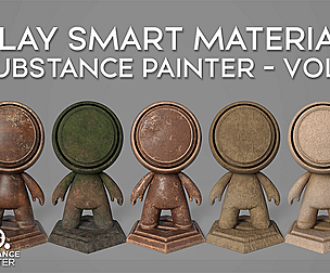 Clay Smart Material - Substance Painter - Vol 1