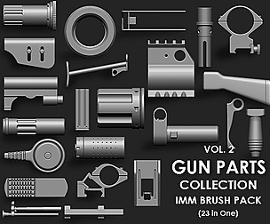 Gun Parts IMM Brush Pack 23 in One Vol. 2