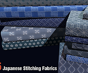 35 Japanese Stitching Fabrics