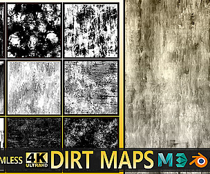 100 Seamless 4K Dirt Maps