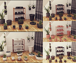 Plants pots collection vol 02