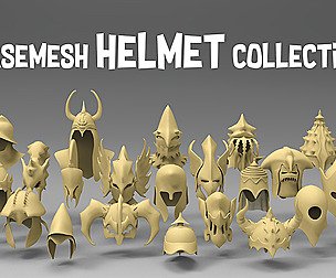 25 basemesh helmet collection 2