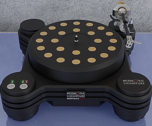 A turntable - gramophone - vinyl record player