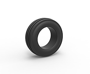Tractor front tire 2 Scale 1 to 25
