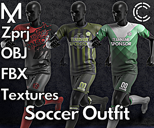 Soccer No.1 : Marvelous Designer + Clo3d