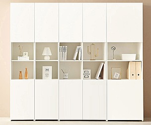 BC8922 Retro Bookshelf Cabinet 800
