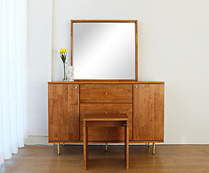 Brownie gold console type wooden cabinet 1200