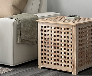 HOL Hall Wood Sofa Side Table