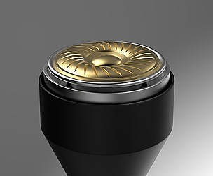 Earphone vibrating diaphragm moving coil Planar