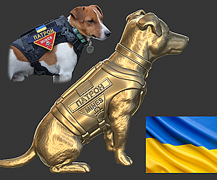 Jack Russell Patron Ukraine Dog Landmine Finder