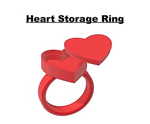 Heart Shaped Storage Ring
