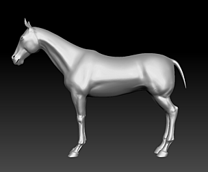 Horse animal mammal highpoly zebra metaverse wild