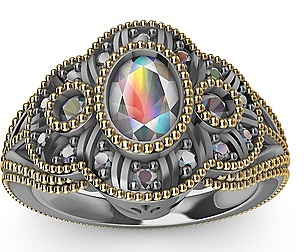 oval cut diamond ring stl verified