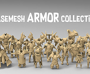 25 basemesh armor collection 2