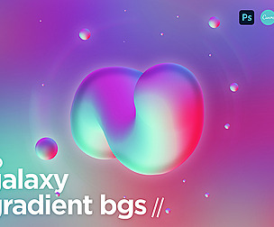 20 Galaxy Gradient Backgrounds