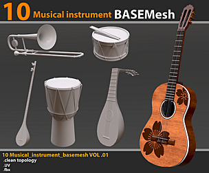 basemesh Musical instrument