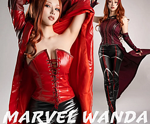 Marvel Wanda cosplay HaneAme