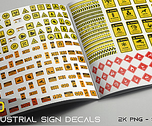 Industrial Sign Decal