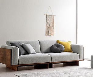 Alto 3.5 Louvre Fabric Sofa