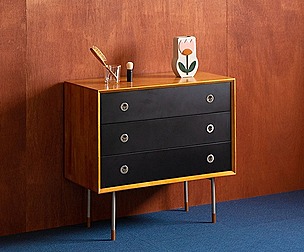 Martin solid wood 3 tier chest of drawers
