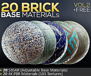 20 Brick Base Materials vol.2