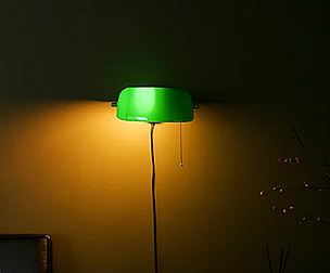 BANKERS wall lamp E26 KS1477W