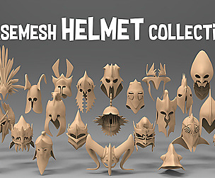 25 basemesh helmet collection 3