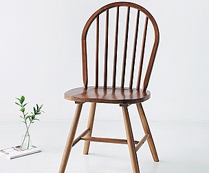 ANDRA wooden chair Acacia Natural
