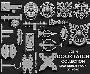Door Latch IMM Brush Pack 20 in One vol. 4