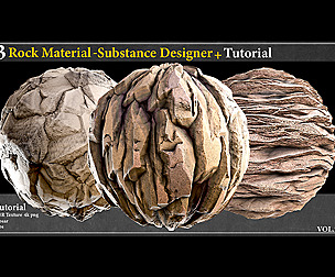 3 Rock Material - Substance Designer+ Toturial