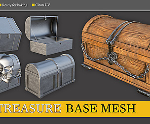 40 Base Mesh Treasure Chest - vol-02