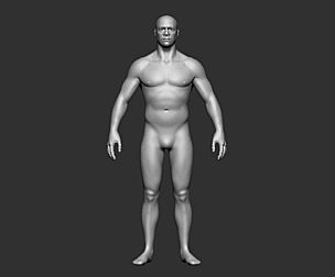 Base Mesh Male Body
