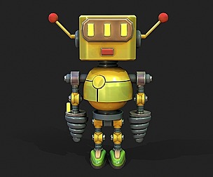 Stylized Robot 6 63 The Hot