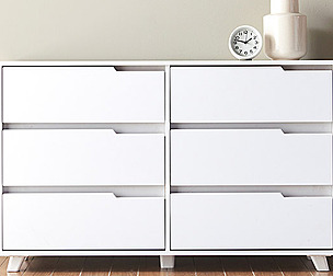 New Harbor Wide 3 Tier Chest of drawers