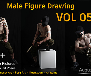 Male Figure Drawing - Vol 05 - Reference Picture