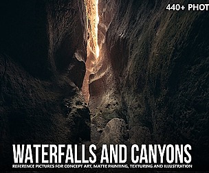 440+ Waterfalls and Canyons Reference Pictures