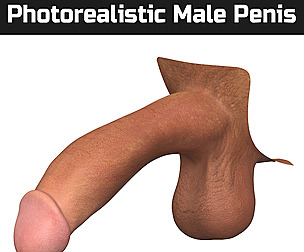 Photorealistic Male Penis